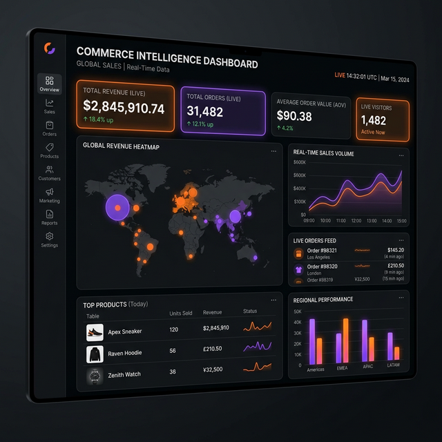 Sociodigit - Modern E-commerce Intelligence Dashboard